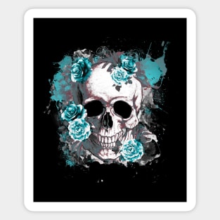 Floral Skull 21 Sticker